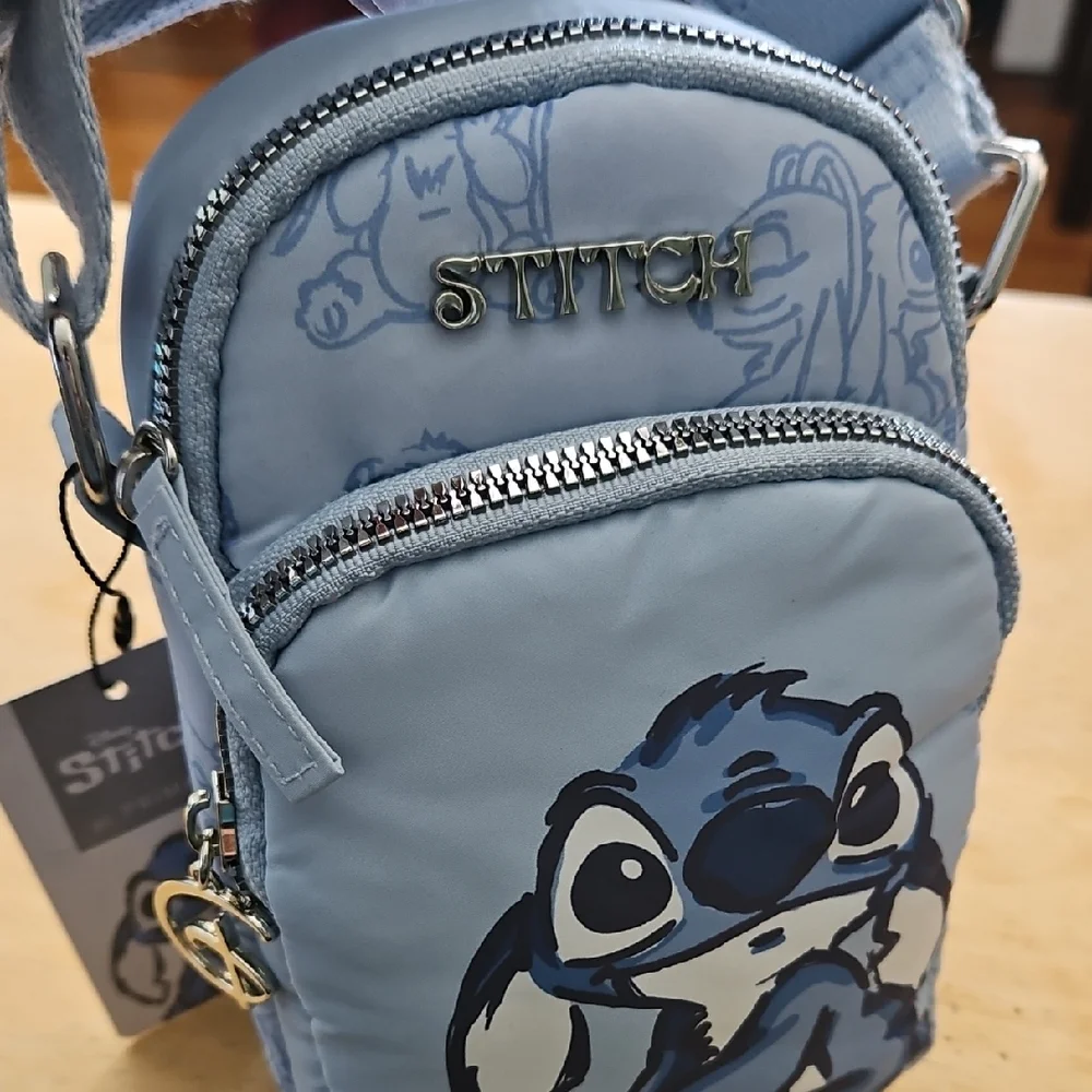 Primark at Disney Stitch Character Crossbody Bag - Light Blue - Picture 7 of 15